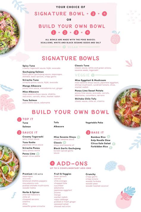 pokey's menu|Poki Bowl Menu.